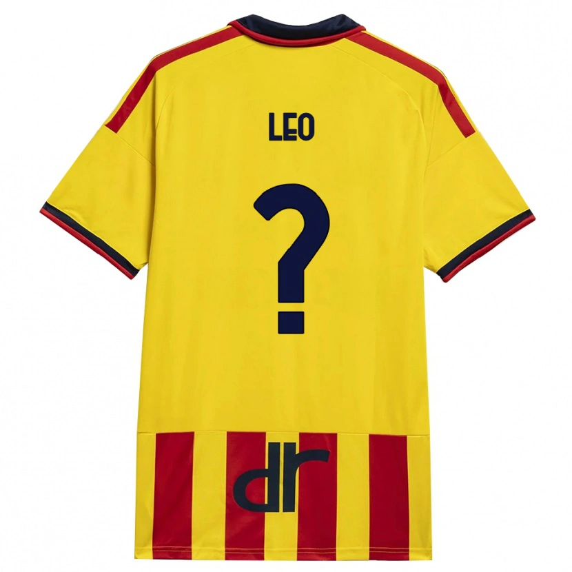 Danxen Kinderen Giulio Leo #0 Geel Rood Thuisshirt Thuistenue 2026/27 T-Shirt België