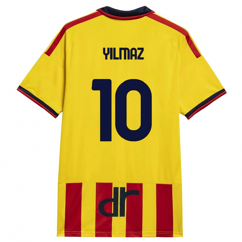 Danxen Kinderen Enes Yilmaz #10 Geel Rood Thuisshirt Thuistenue 2026/27 T-Shirt België