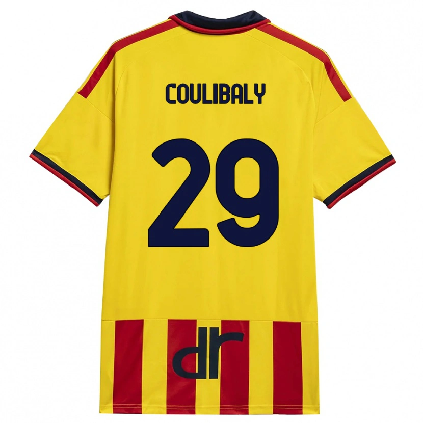 Danxen Kinderen Lassana Coulibaly #29 Geel Rood Thuisshirt Thuistenue 2026/27 T-Shirt België