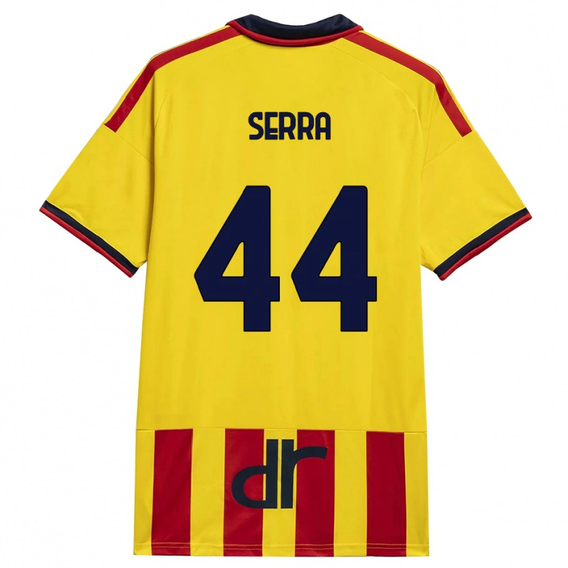 Danxen Kinderen Francesco Serra #44 Geel Rood Thuisshirt Thuistenue 2026/27 T-Shirt België