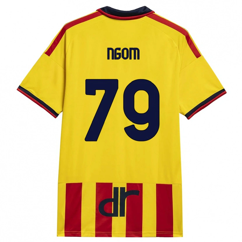 Danxen Kinderen Oumar Ngom #79 Geel Rood Thuisshirt Thuistenue 2026/27 T-Shirt België