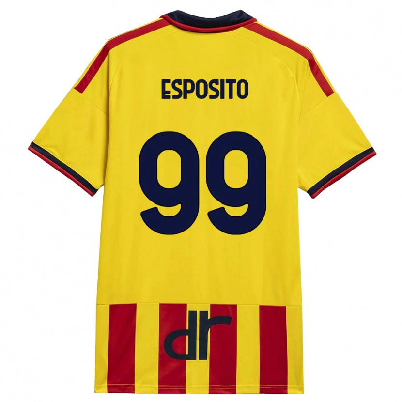 Danxen Kinderen Pasquale Esposito #99 Geel Rood Thuisshirt Thuistenue 2026/27 T-Shirt België