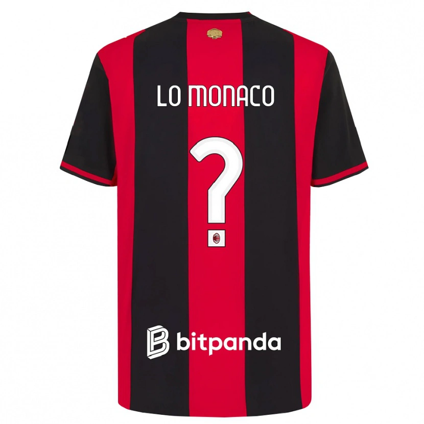 Danxen Kinderen Kevin Lo Monaco #0 Rood Zwart Wit Thuisshirt Thuistenue 2026/27 T-Shirt België