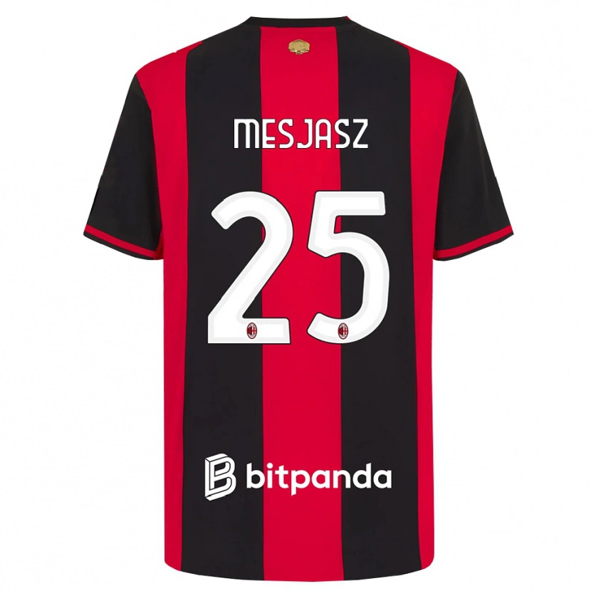 Danxen Kinderen Malgorzata Mesjasz #25 Rood Zwart Wit Thuisshirt Thuistenue 2026/27 T-Shirt België