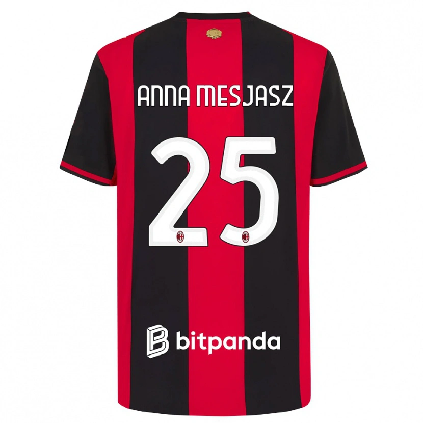 Danxen Kinderen Małgorzata Anna Mesjasz #25 Rood Zwart Wit Thuisshirt Thuistenue 2026/27 T-Shirt België