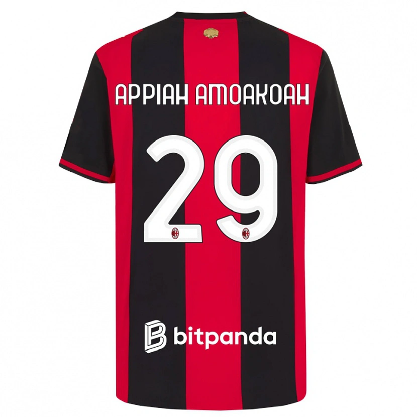 Danxen Kinderen Karen Appiah Amoakoah #29 Rood Zwart Wit Thuisshirt Thuistenue 2026/27 T-Shirt België