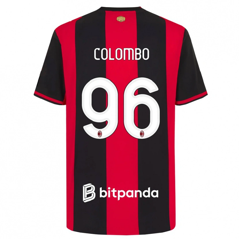 Danxen Kinderen Leonardo Colombo #96 Rood Zwart Wit Thuisshirt Thuistenue 2026/27 T-Shirt België