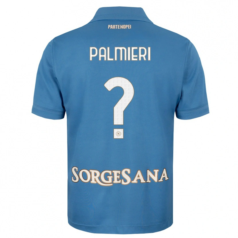 Danxen Kinderen Ciro Palmieri #0 Haze Blauw Wit Thuisshirt Thuistenue 2026/27 T-Shirt België