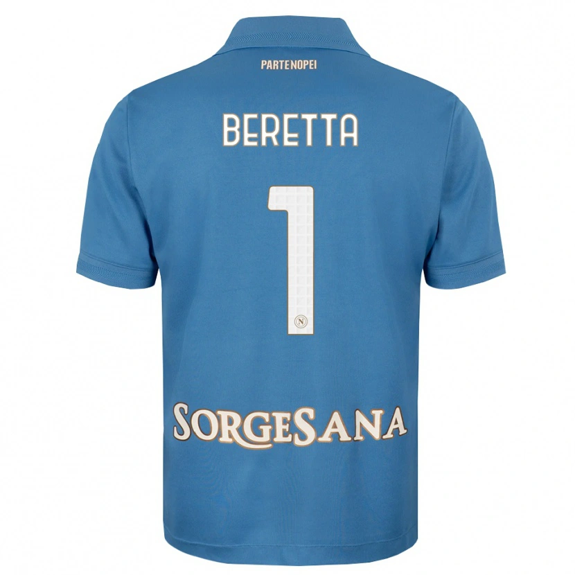 Danxen Kinderen Beatrice Beretta #1 Haze Blauw Wit Thuisshirt Thuistenue 2026/27 T-Shirt België