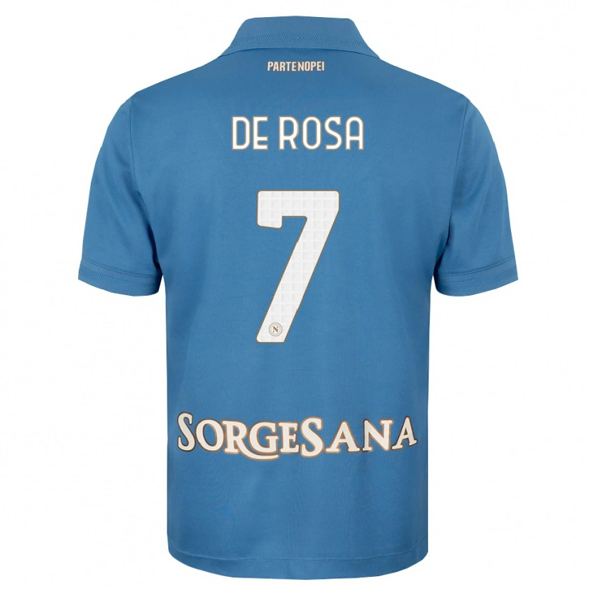 Danxen Kinderen Vincenzo De Rosa #7 Haze Blauw Wit Thuisshirt Thuistenue 2026/27 T-Shirt België