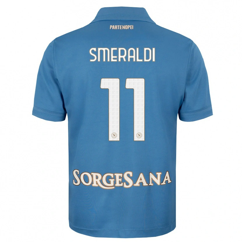 Danxen Kinderen Andrea Smeraldi #11 Haze Blauw Wit Thuisshirt Thuistenue 2026/27 T-Shirt België