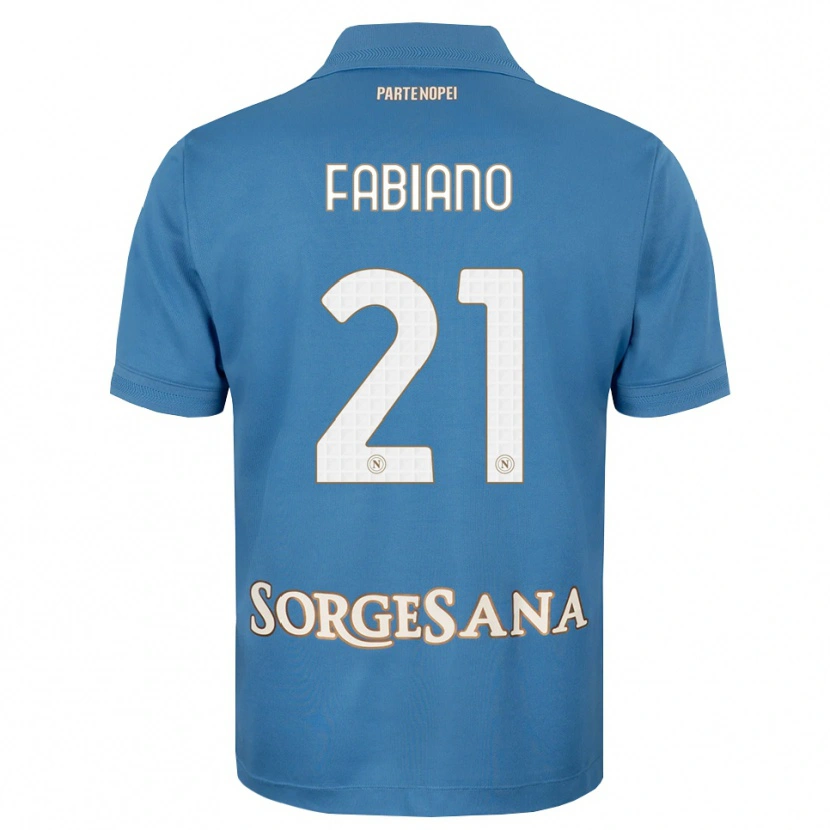 Danxen Kinderen Francesca Fabiano #21 Haze Blauw Wit Thuisshirt Thuistenue 2026/27 T-Shirt België