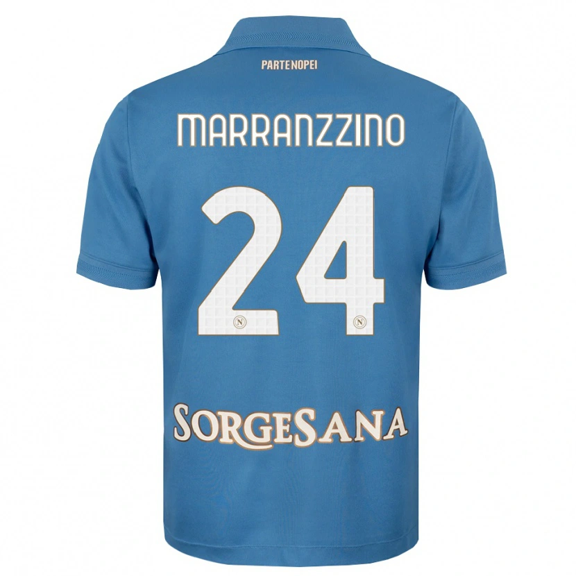 Danxen Kinderen Pasquale Marranzzino #24 Haze Blauw Wit Thuisshirt Thuistenue 2026/27 T-Shirt België