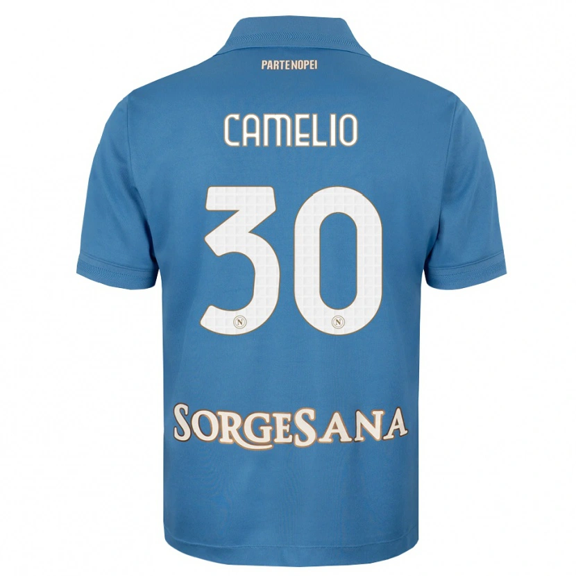 Danxen Kinderen Umberto Camelio #30 Haze Blauw Wit Thuisshirt Thuistenue 2026/27 T-Shirt België