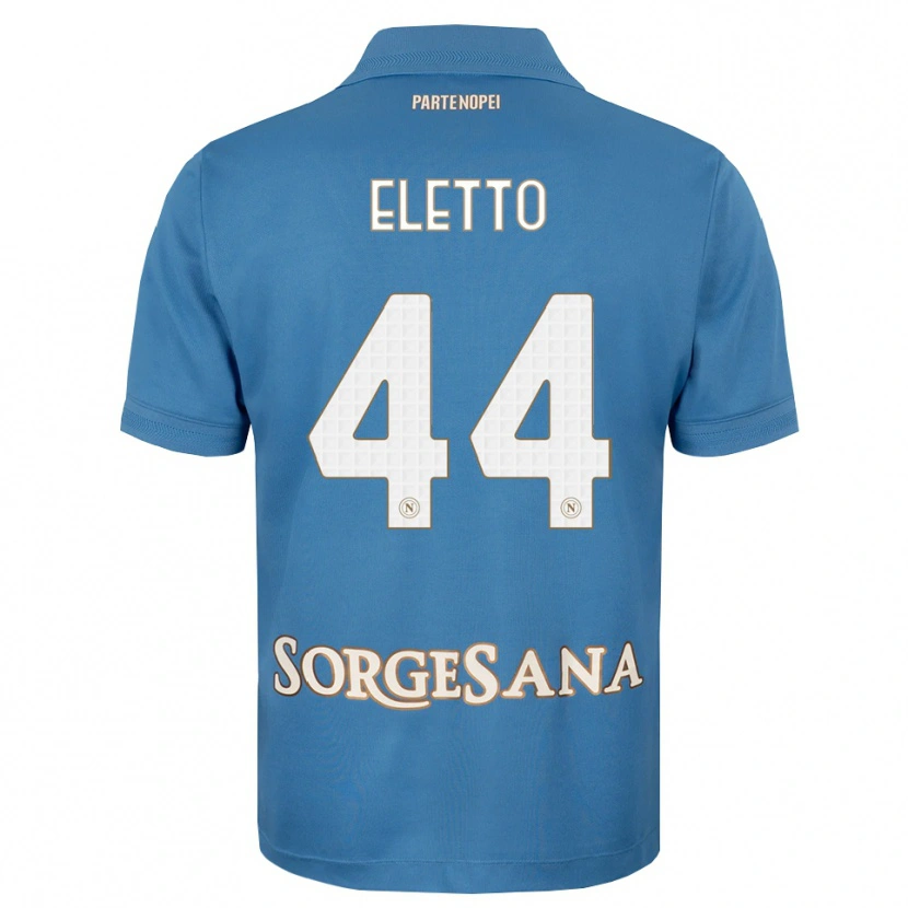 Danxen Kinderen Francesco Eletto #44 Haze Blauw Wit Thuisshirt Thuistenue 2026/27 T-Shirt België