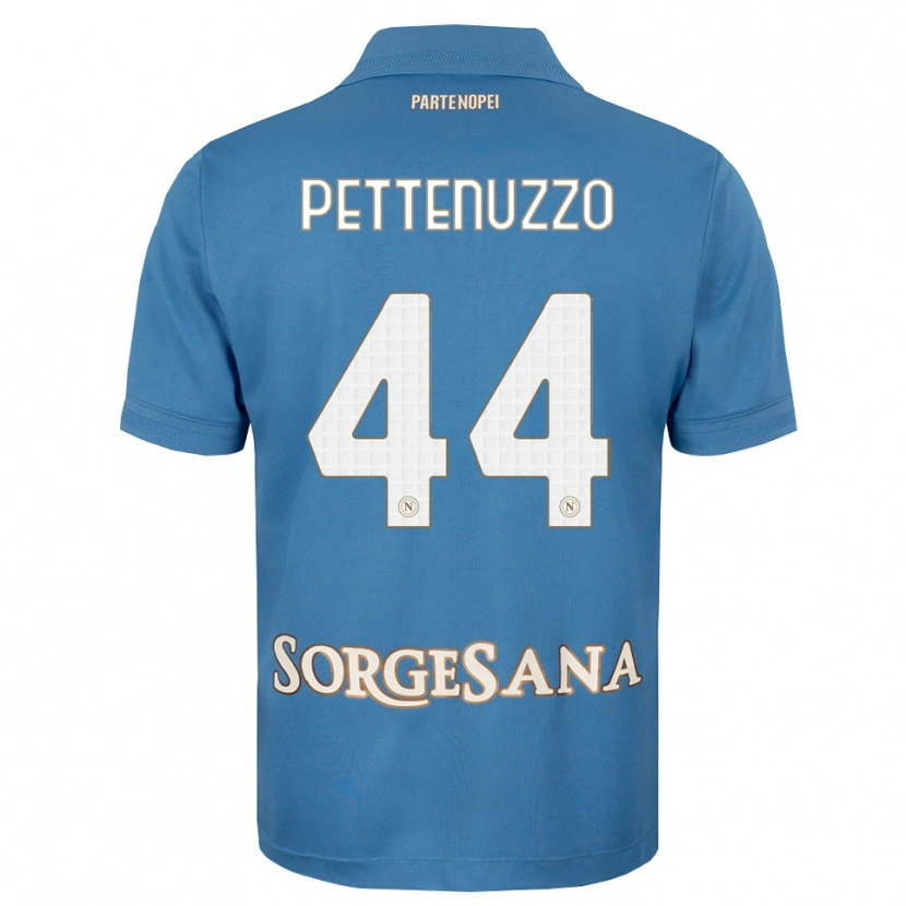 Danxen Kinderen Tecla Pettenuzzo #44 Haze Blauw Wit Thuisshirt Thuistenue 2026/27 T-Shirt België