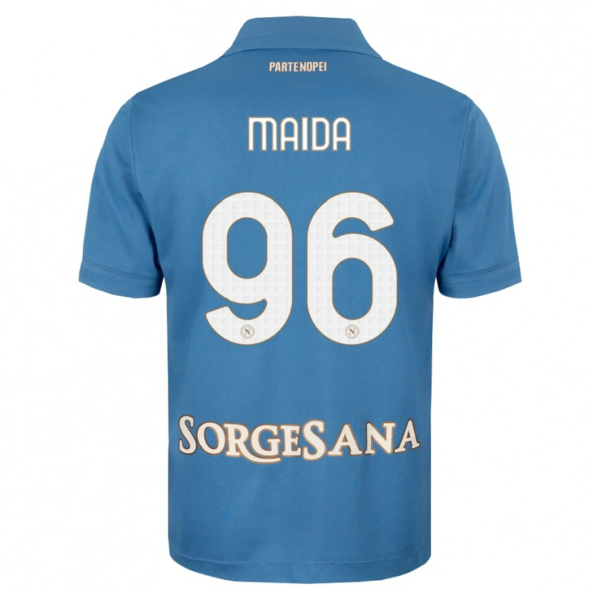 Danxen Kinderen Giuseppe Maida #96 Haze Blauw Wit Thuisshirt Thuistenue 2026/27 T-Shirt België