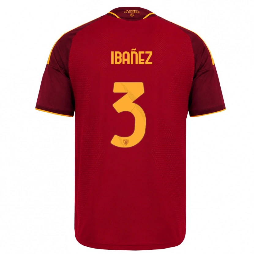 Danxen Kinderen Roger Ibanez #3 Rood Gouden Geel Thuisshirt Thuistenue 2026/27 T-Shirt België
