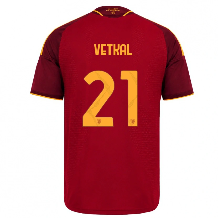 Danxen Kinderen Martin Vetkal #21 Rood Gouden Geel Thuisshirt Thuistenue 2026/27 T-Shirt België