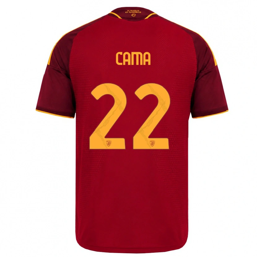 Danxen Kinderen Cristian Cama #22 Rood Gouden Geel Thuisshirt Thuistenue 2026/27 T-Shirt België