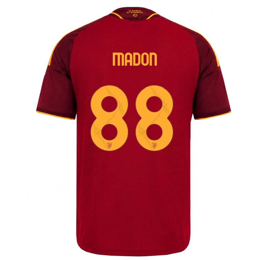 Danxen Kinderen Maja Madon #88 Rood Gouden Geel Thuisshirt Thuistenue 2026/27 T-Shirt België