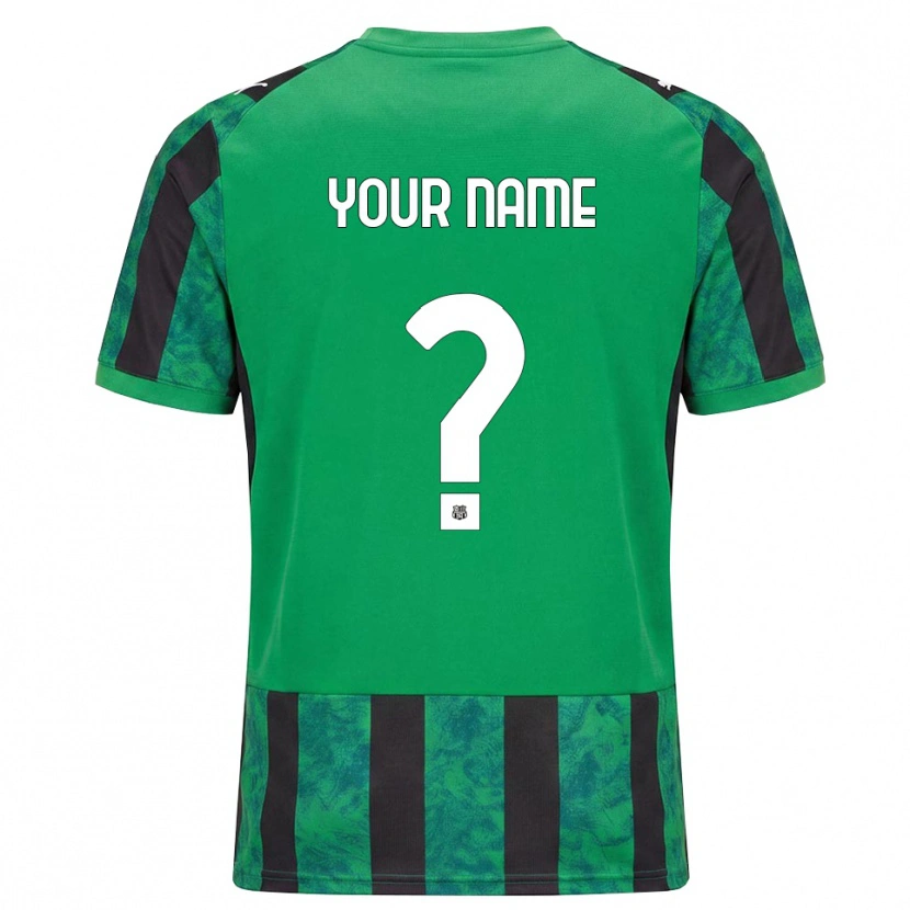 Danxen Kinderen Uw Naam #0 Groen Zwart Wit Thuisshirt Thuistenue 2026/27 T-Shirt België