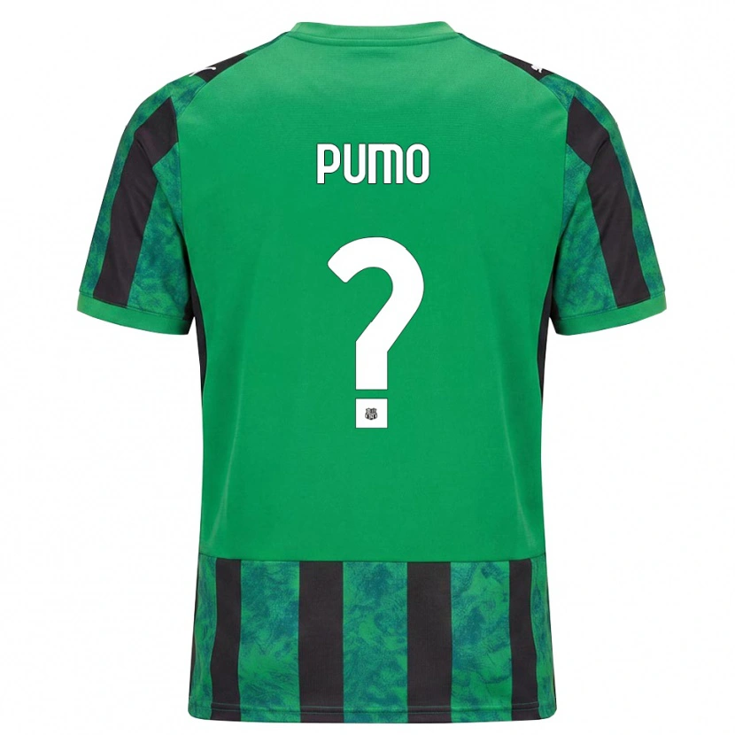 Danxen Kinderen Samuele Pumo #0 Groen Zwart Wit Thuisshirt Thuistenue 2026/27 T-Shirt België