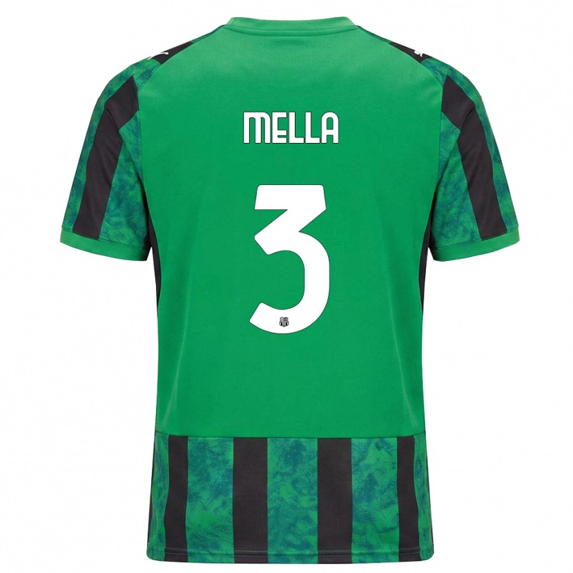 Danxen Kinderen Sara Mella #3 Groen Zwart Wit Thuisshirt Thuistenue 2026/27 T-Shirt België