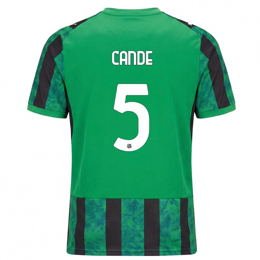 Danxen Kinderen Fali Candé #5 Groen Zwart Wit Thuisshirt Thuistenue 2026/27 T-Shirt België