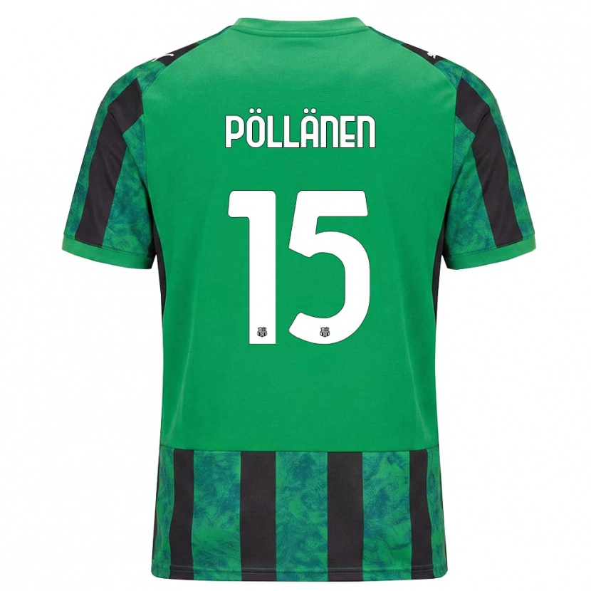 Danxen Kinderen Pharez Pöllänen #15 Groen Zwart Wit Thuisshirt Thuistenue 2026/27 T-Shirt België