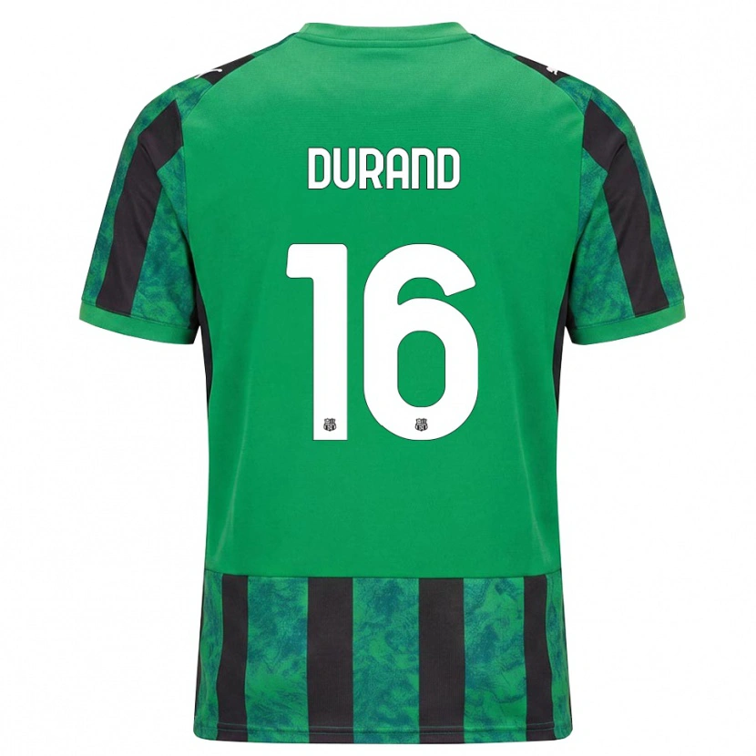 Danxen Kinderen Solène Durand #16 Groen Zwart Wit Thuisshirt Thuistenue 2026/27 T-Shirt België