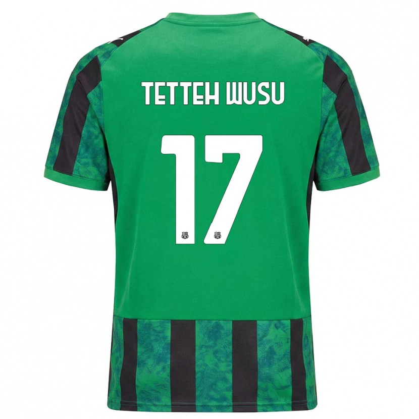 Danxen Kinderen Mattias Tetteh Wusu #17 Groen Zwart Wit Thuisshirt Thuistenue 2026/27 T-Shirt België