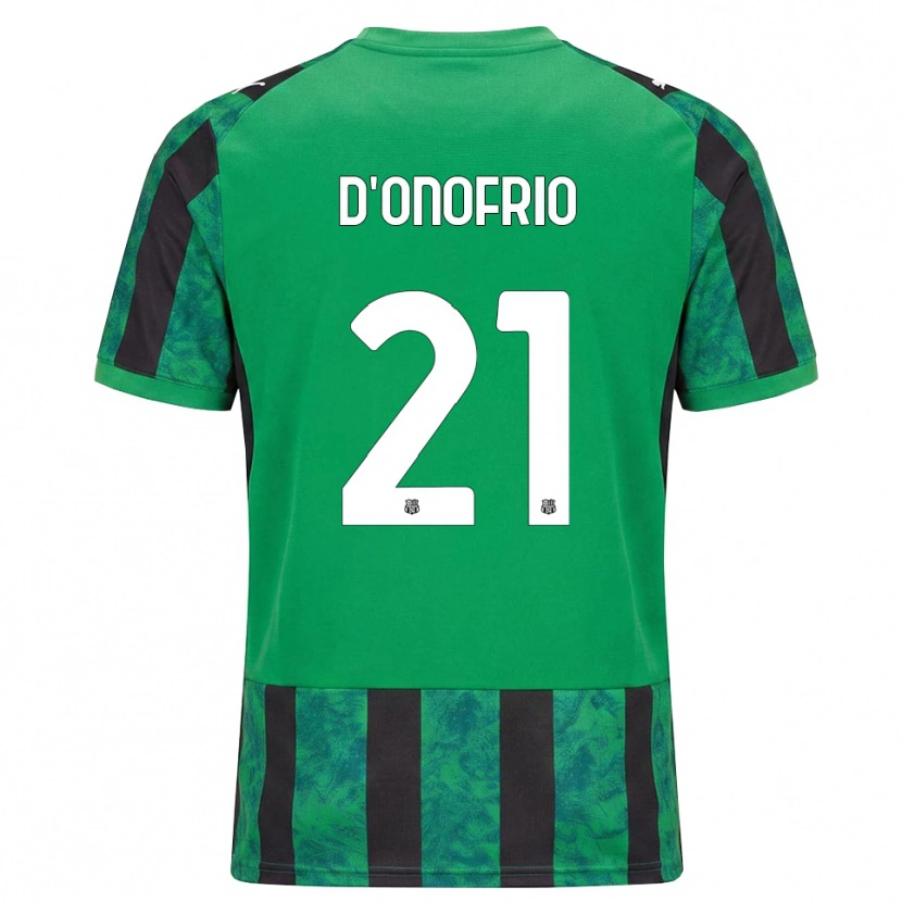 Danxen Kinderen Karol D'onofrio #21 Groen Zwart Wit Thuisshirt Thuistenue 2026/27 T-Shirt België