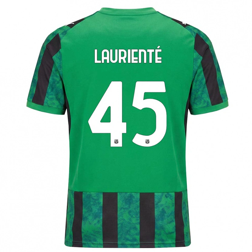 Danxen Kinderen Armand Laurienté #45 Groen Zwart Wit Thuisshirt Thuistenue 2026/27 T-Shirt België