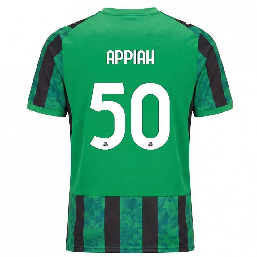 Danxen Kinderen Lorenzo Appiah #50 Groen Zwart Wit Thuisshirt Thuistenue 2026/27 T-Shirt België