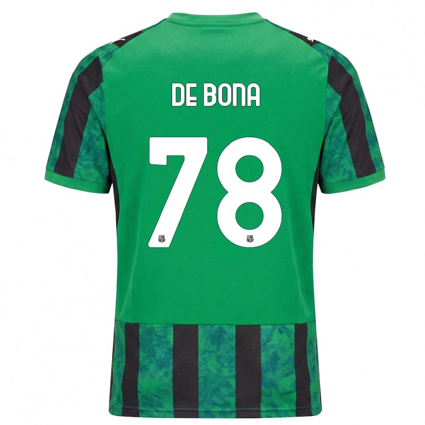 Danxen Kinderen Francesca De Bona #78 Groen Zwart Wit Thuisshirt Thuistenue 2026/27 T-Shirt België