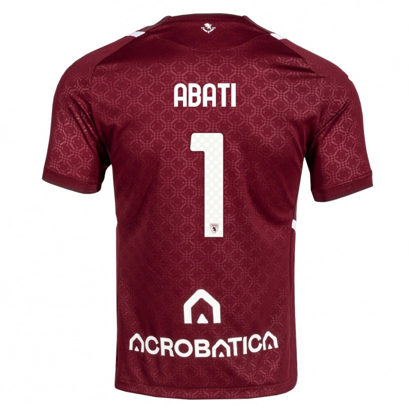 Danxen Kinderen Lorenzo Abati #1 Bordeauxrood Wit Thuisshirt Thuistenue 2026/27 T-Shirt België