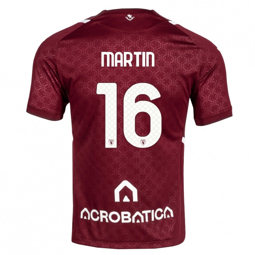 Danxen Kinderen Francesca Martin #16 Bordeauxrood Wit Thuisshirt Thuistenue 2026/27 T-Shirt België