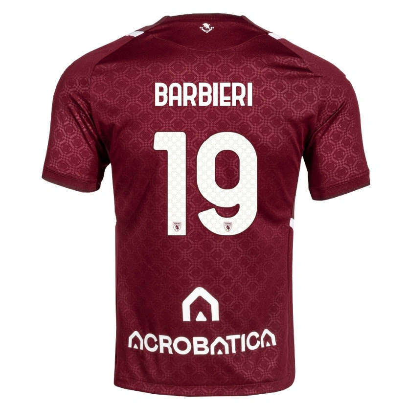 Danxen Kinderen Raffaella Barbieri #19 Bordeauxrood Wit Thuisshirt Thuistenue 2026/27 T-Shirt België
