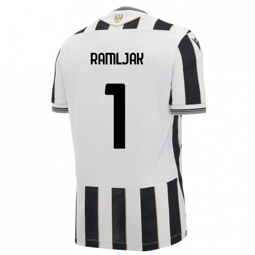 Danxen Kinderen Emanuel Ramljak #1 Zwart Wit Roze Thuisshirt Thuistenue 2026/27 T-Shirt België