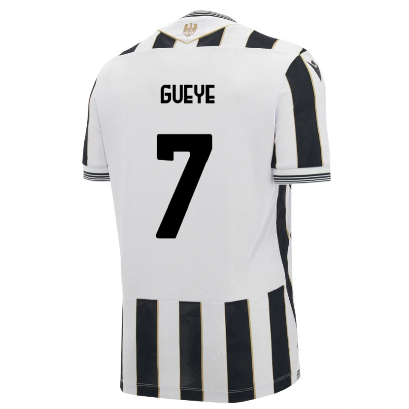 Danxen Kinderen Idrissa Gueye #7 Zwart Wit Roze Thuisshirt Thuistenue 2026/27 T-Shirt België