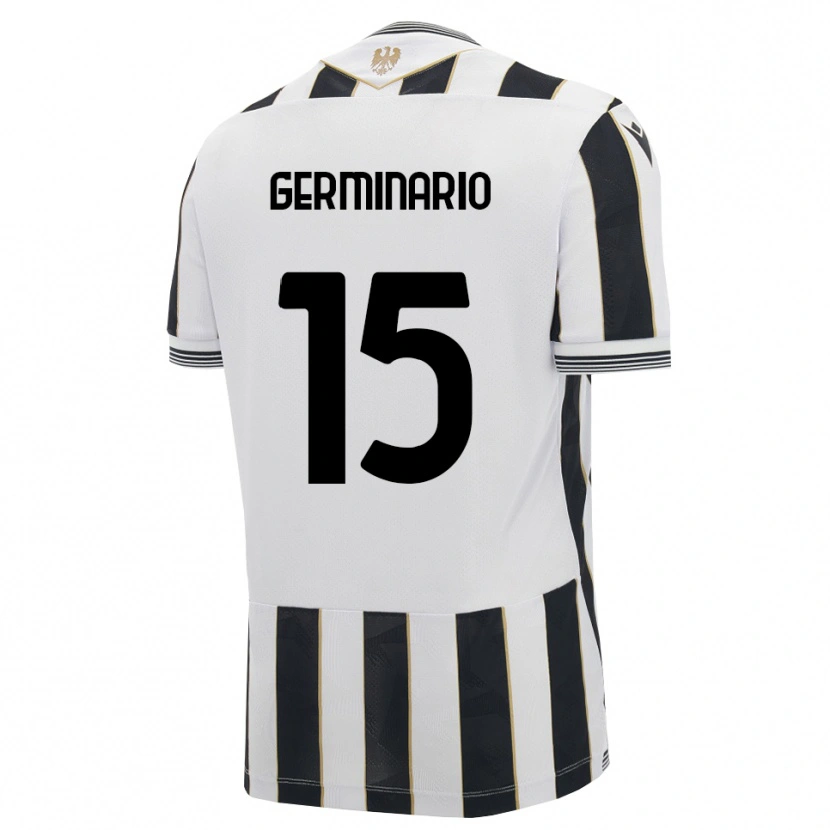 Danxen Kinderen Mattia Germinario #15 Zwart Wit Roze Thuisshirt Thuistenue 2026/27 T-Shirt België