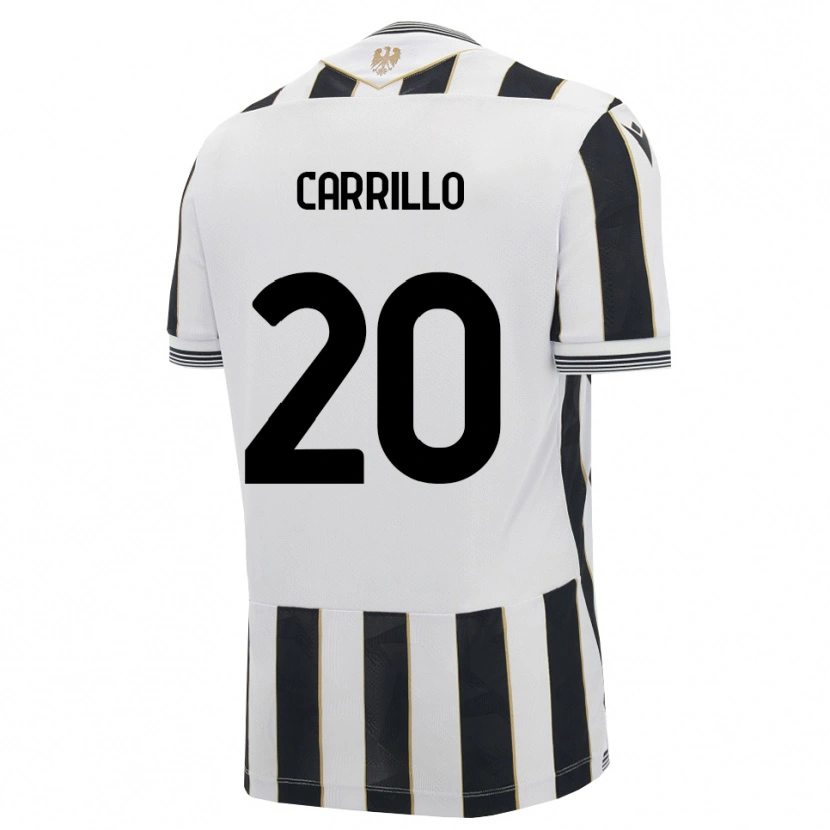 Danxen Kinderen Pietro Carrillo #20 Zwart Wit Roze Thuisshirt Thuistenue 2026/27 T-Shirt België