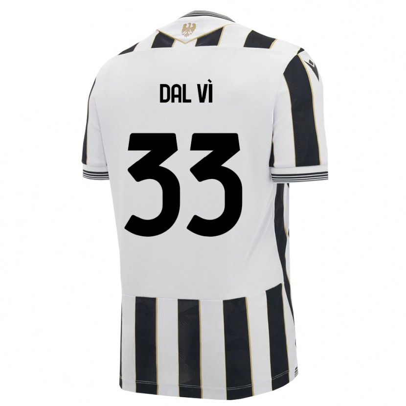 Danxen Kinderen Matteo Dal Vì #33 Zwart Wit Roze Thuisshirt Thuistenue 2026/27 T-Shirt België