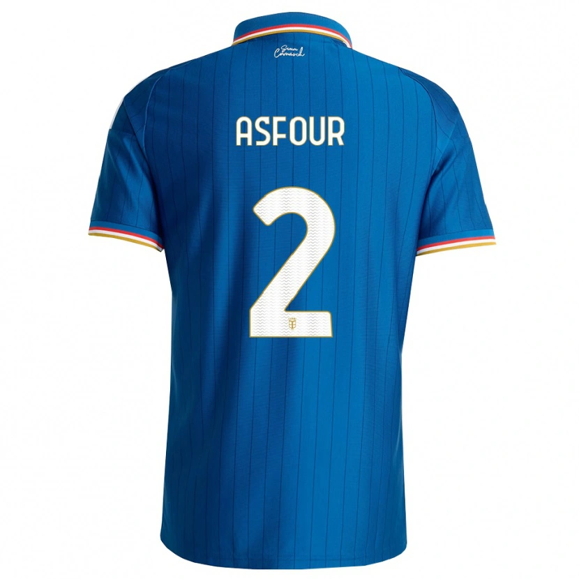 Danxen Kinderen Adam Asfour #2 Blauw Wit Rood Thuisshirt Thuistenue 2026/27 T-Shirt België