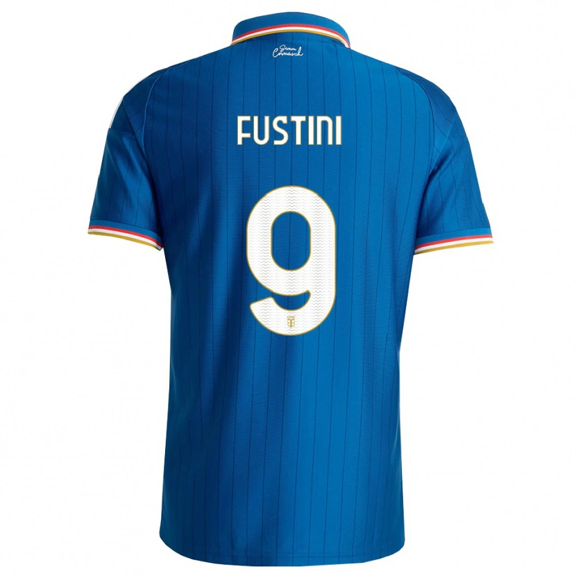 Danxen Kinderen Kevin Fustini #9 Blauw Wit Rood Thuisshirt Thuistenue 2026/27 T-Shirt België