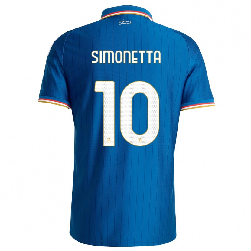Danxen Kinderen Jacopo Simonetta #10 Blauw Wit Rood Thuisshirt Thuistenue 2026/27 T-Shirt België