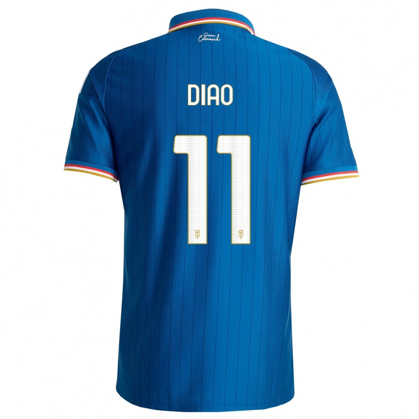 Danxen Kinderen Assane Diao #11 Blauw Wit Rood Thuisshirt Thuistenue 2026/27 T-Shirt België
