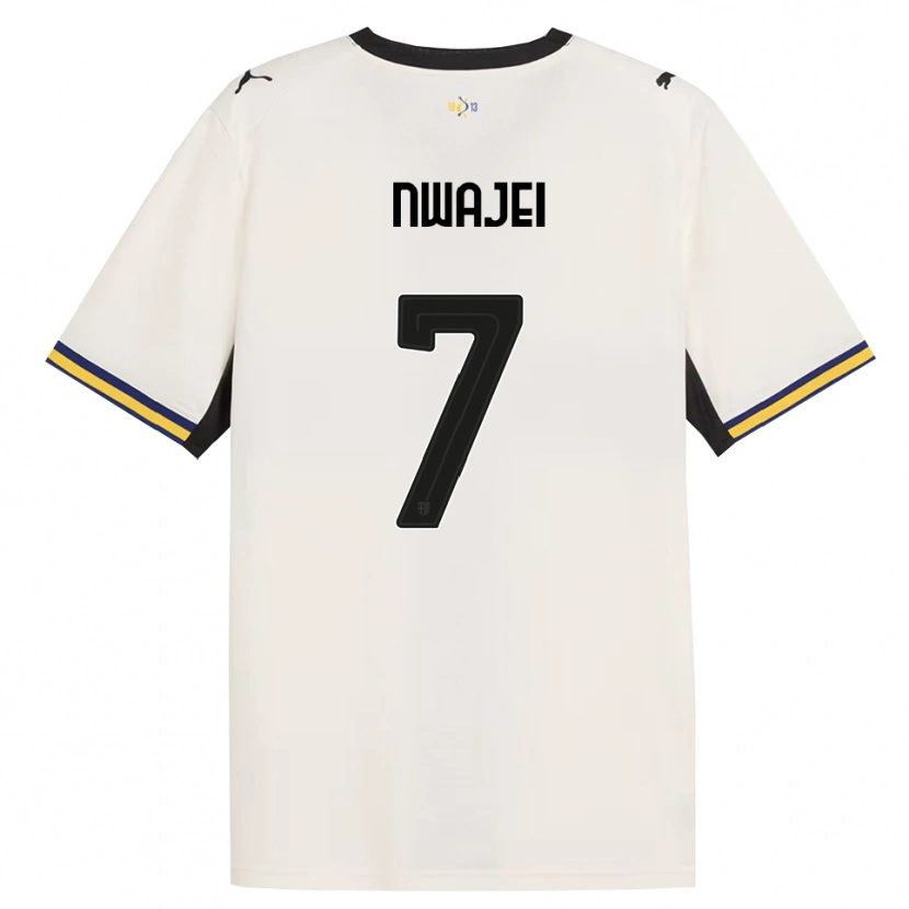 Danxen Kinderen Melvin Nwajei #7 Off-White Zwart Geel Thuisshirt Thuistenue 2026/27 T-Shirt België