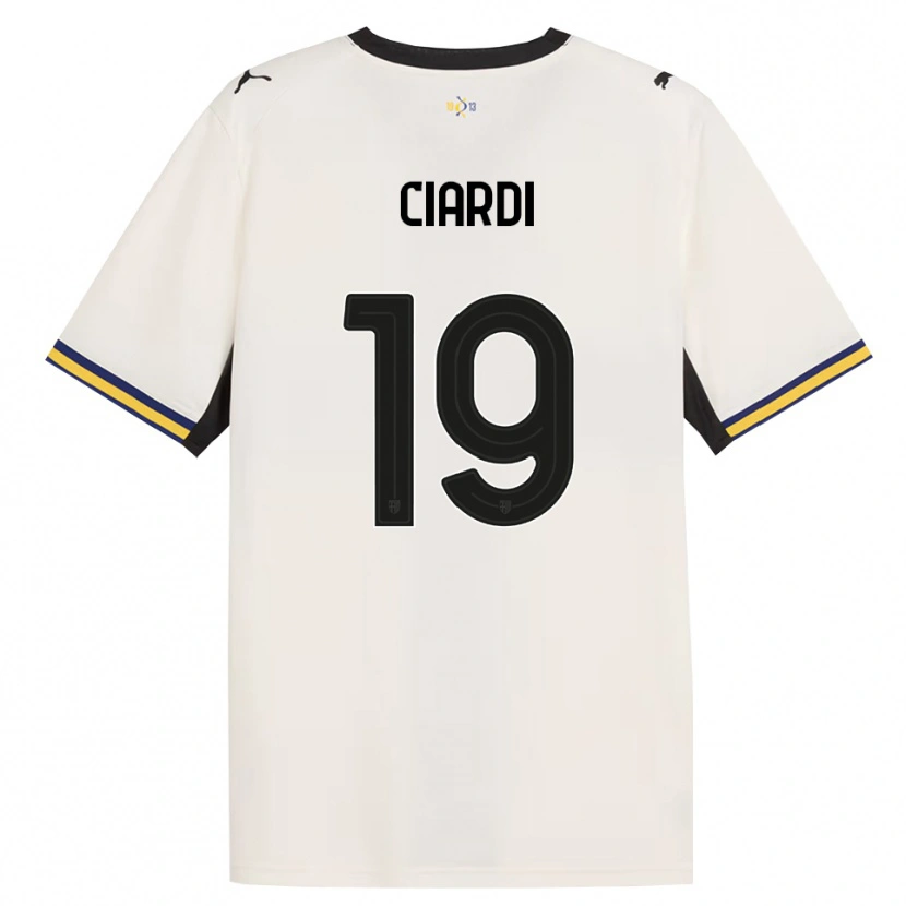 Danxen Kinderen Alessandro Ciardi #19 Off-White Zwart Geel Thuisshirt Thuistenue 2026/27 T-Shirt België